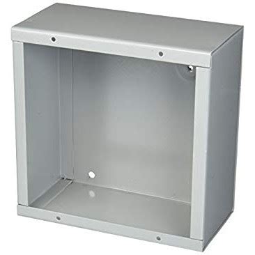 silver metal square box|metal pull box 4x4x2.